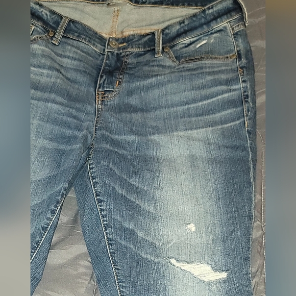 Torrid Vintage Stretch Boyfriend Straight Jeans Distressed Size 14R - Picture 3 of 7